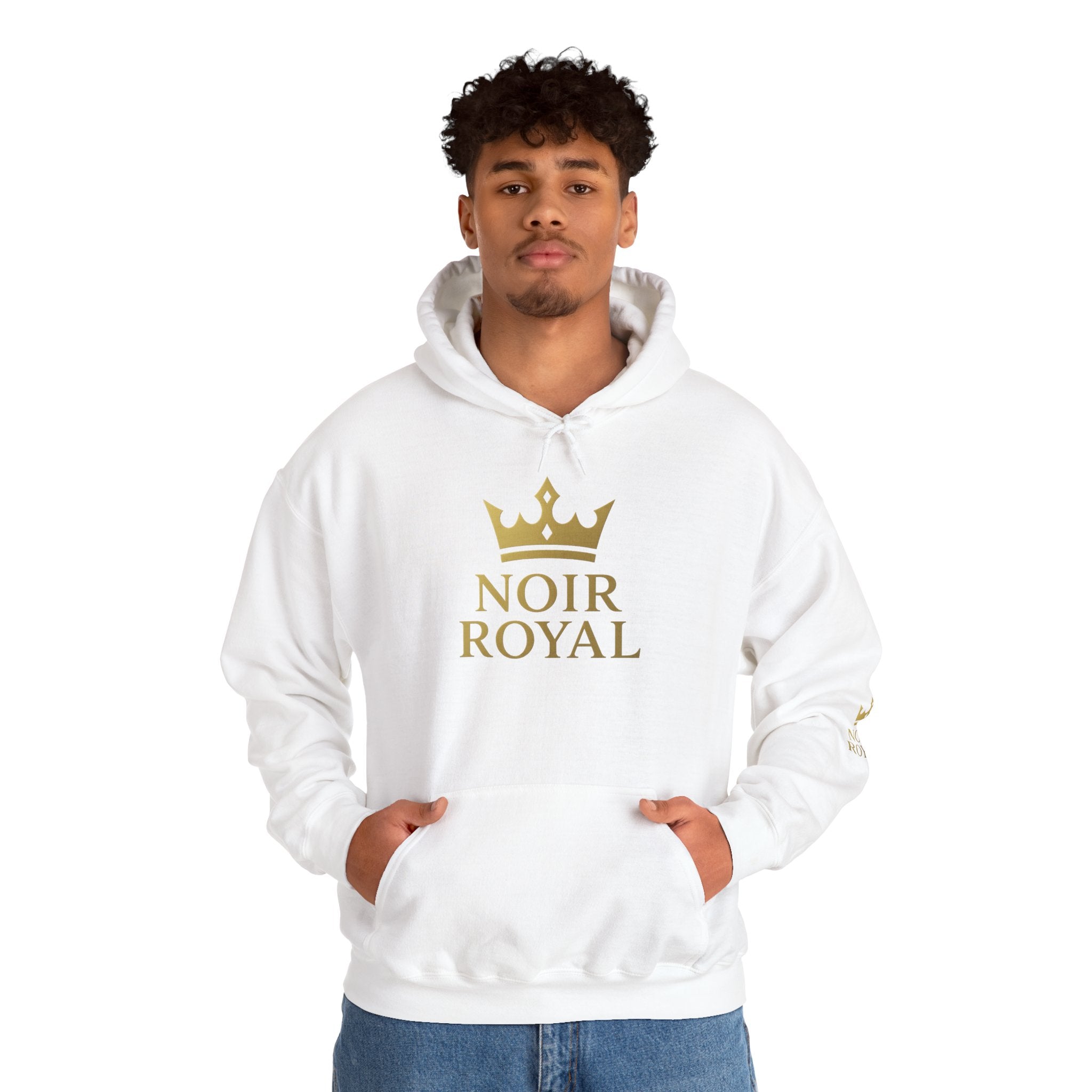 Sweat à capuche NOIR ROYAL