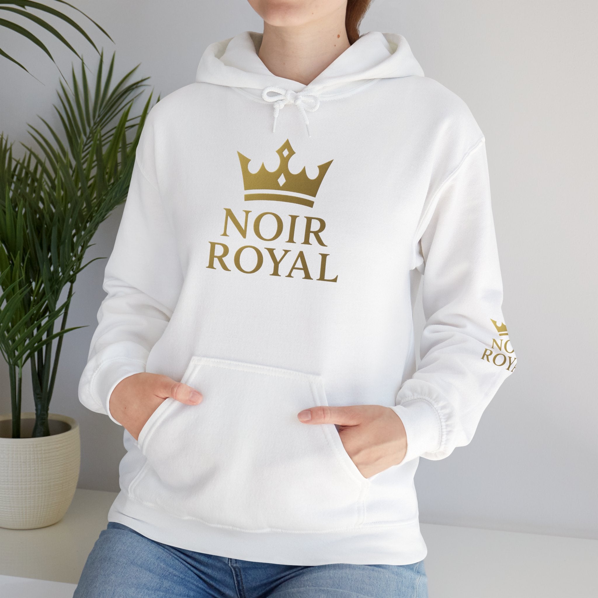 Sweat à capuche NOIR ROYAL