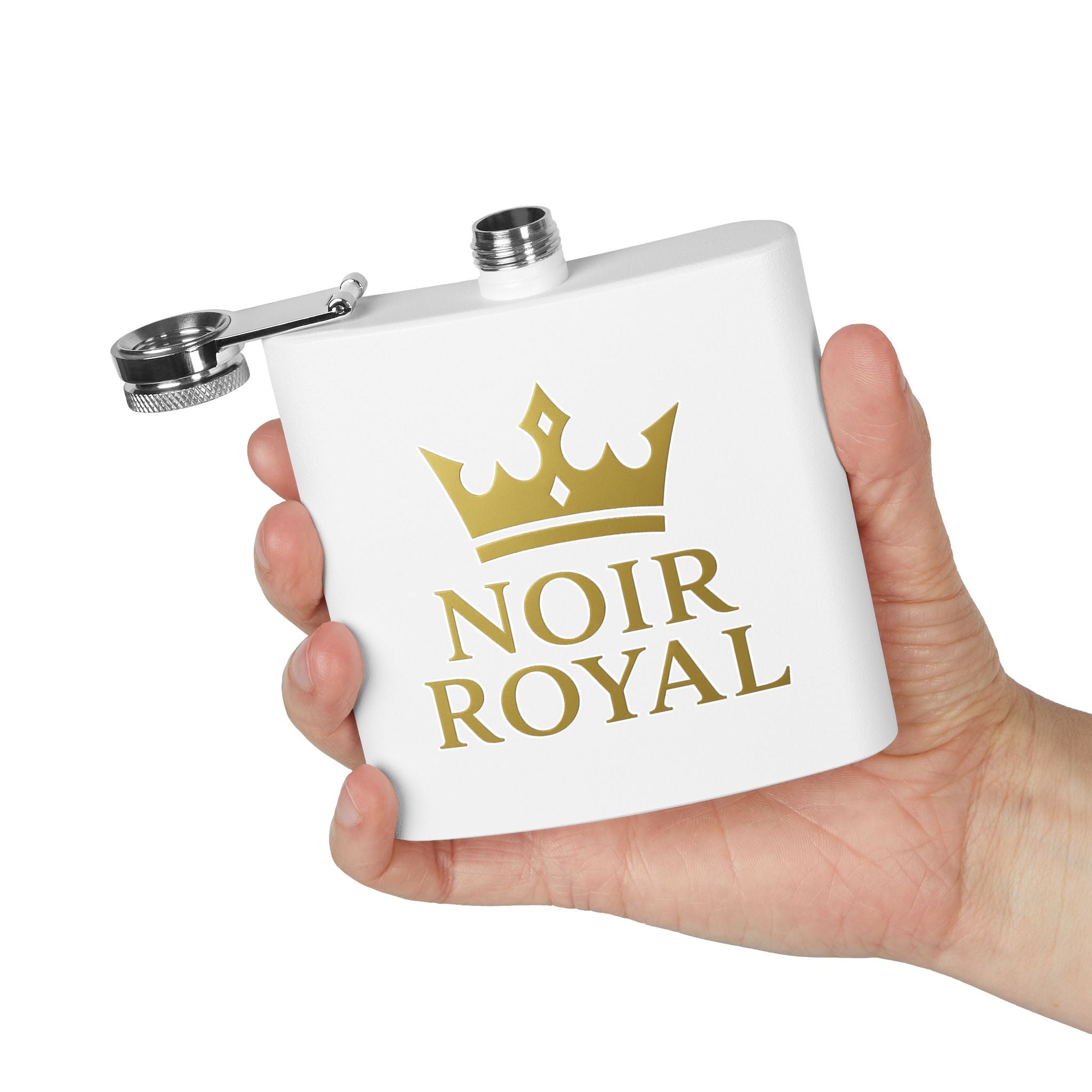 Élégante flasque royale en acier inoxydable de 170 ml