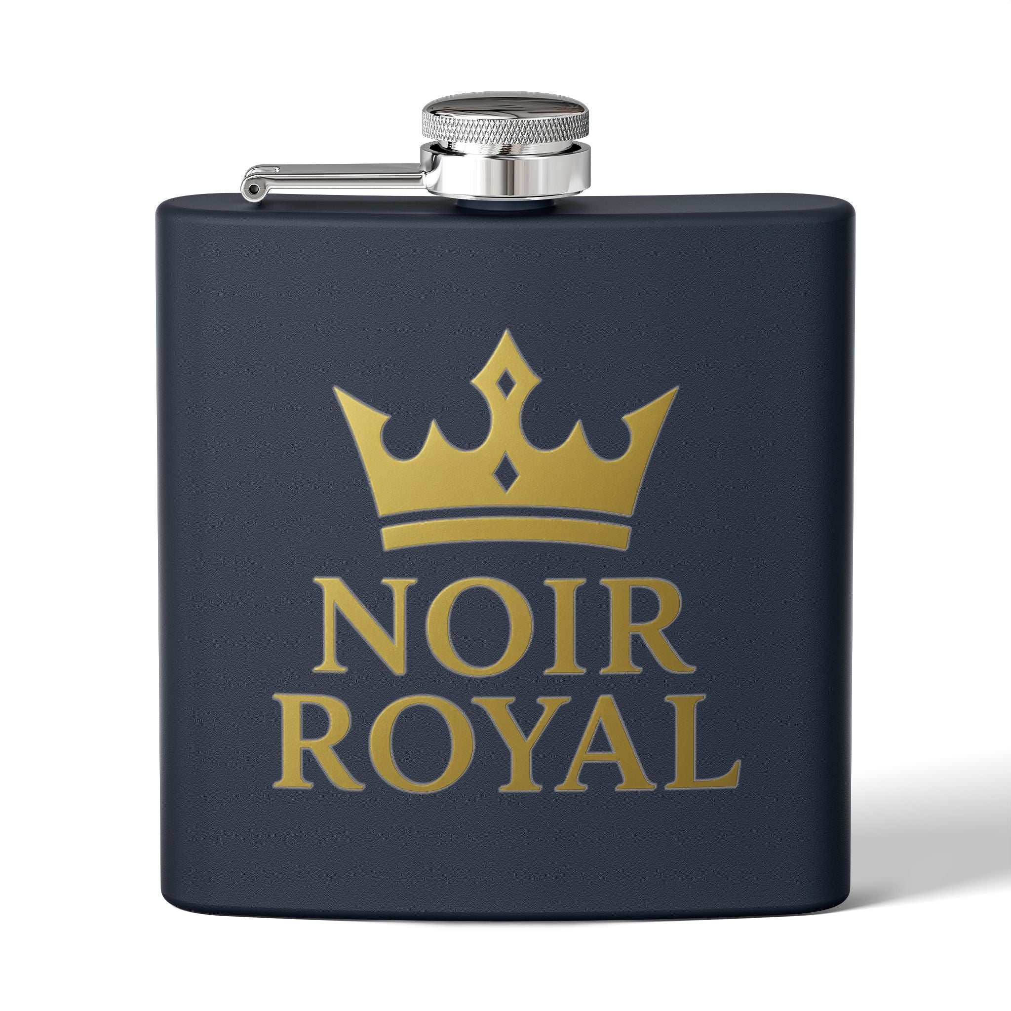 Élégante flasque royale en acier inoxydable de 170 ml